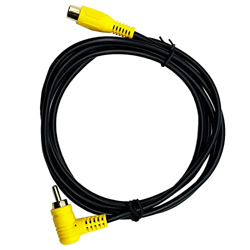 Traovien Rca Audio Cable Gold-Plated Elbow Rca Line Lotus Male And Female Extension Lotus Av Video Cable Projector Cable Audio Cable (1.5M/5Ft Rca Female Straight To Male Elbow) #TOP3