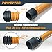POWERTEC Power Tool Hose Kit with 16’ Vacuum Hose, 4 Quick Change Adapters & Threaded Coupler – Dust Collector Hose Kit for Connecting Table Saw, Power Tools to Shop Vacuums and Dust Collection System
