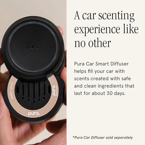 Image of Pura Car Scent Refill - Fragrance for Pura Car Diffuser - Clean & Safe Luxury Diffuser Scent - Long-Lasting Fragrance for 30 Days of Aroma - Fall & Winter Household Essential - Cozy Cashmere