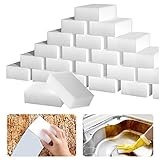 Magic Sponge Eraser, 25Pack Melamine Foam Sponge Pads, Kitchen Dish Cleaning Sponges Scrubber, Household Cleaner for Bathtub, Sinks, Stove, Baseboard, Bathroom, Wall, Shoes
