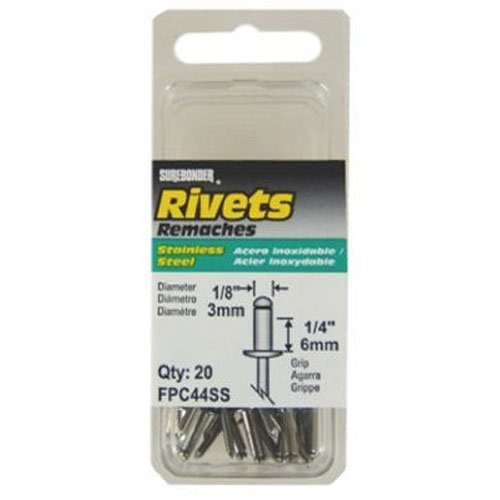FPC FPC44SS 20PK MED SS Rivet