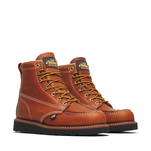 Image of Thorogood Men's American Heritage 6 inch Moc Toe Wedge Work Boot