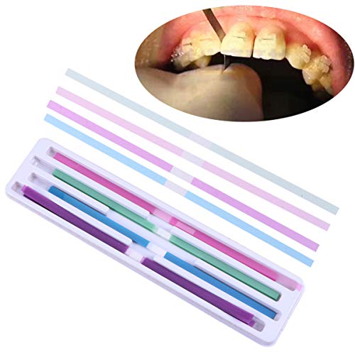 Almofada de polimento dental Healifty 60 peças com acabamento de resina