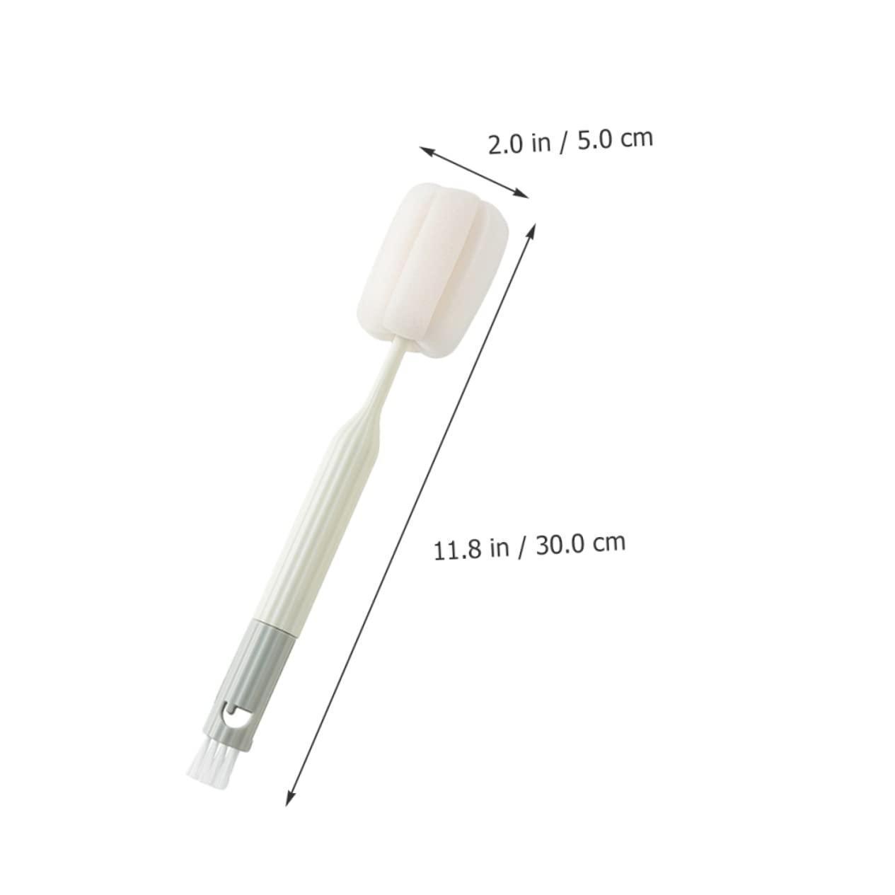 HEMOTON Milk Bottle Brush Set Portable Bottle Cleaning Kit Reusable Cleaning Brush for Household