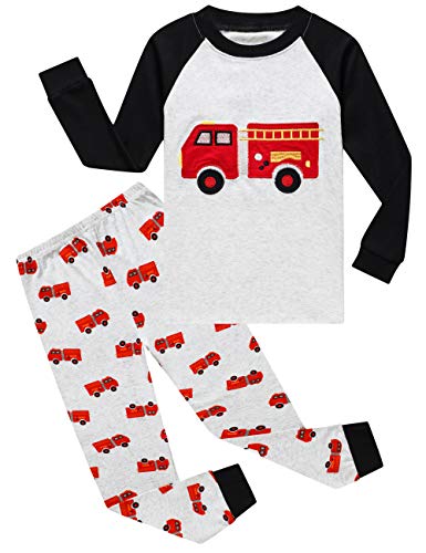 Image of Family Feeling Little Boys Pajamas Sets 100% Cotton Long sleeve Pjs