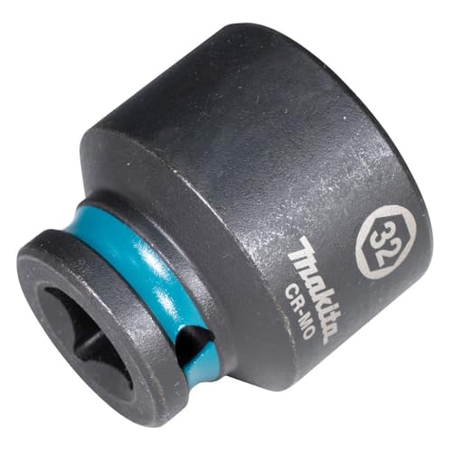 Makita E-16237 - Bussola Da 1/2", Sw32, Corta, Impact Black