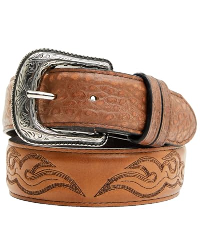 Cody James Men's Cade Stitched Leather Belt - CJASU24BT5-CN 38
