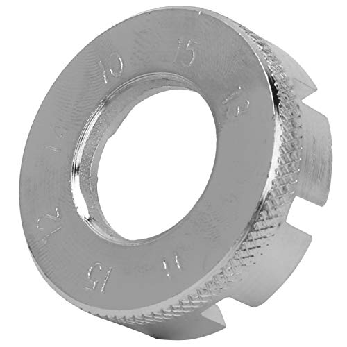 Chave de raio de bicicleta, chave de raio de metal fácil de transportar Tamanho compacto Chave de ra