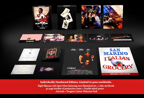 Image of Casino (Ultimate Collector's Edition, SteelBook) (1995) [Limited - 3,000 copies] [4K UHD + Blu-ray] [Region Free]