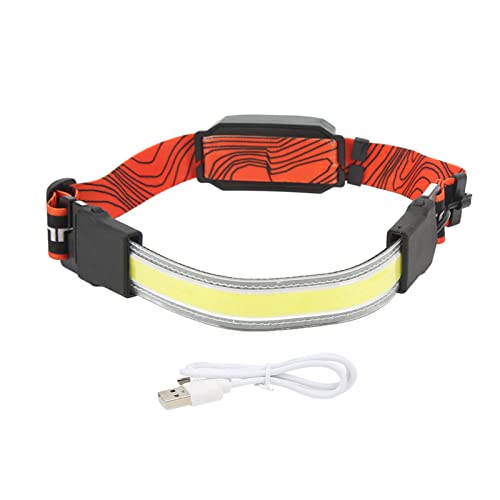Linterna frontal LED fuerte para iluminar caminos oscuros con manos libres 2