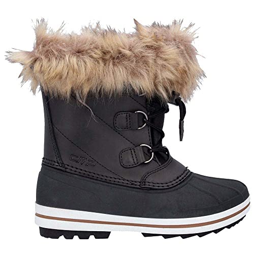 CMP Unisex Kinder Kids Anthilian Snow Boot Wp Walking Shoe, Schwarz, 35 EU