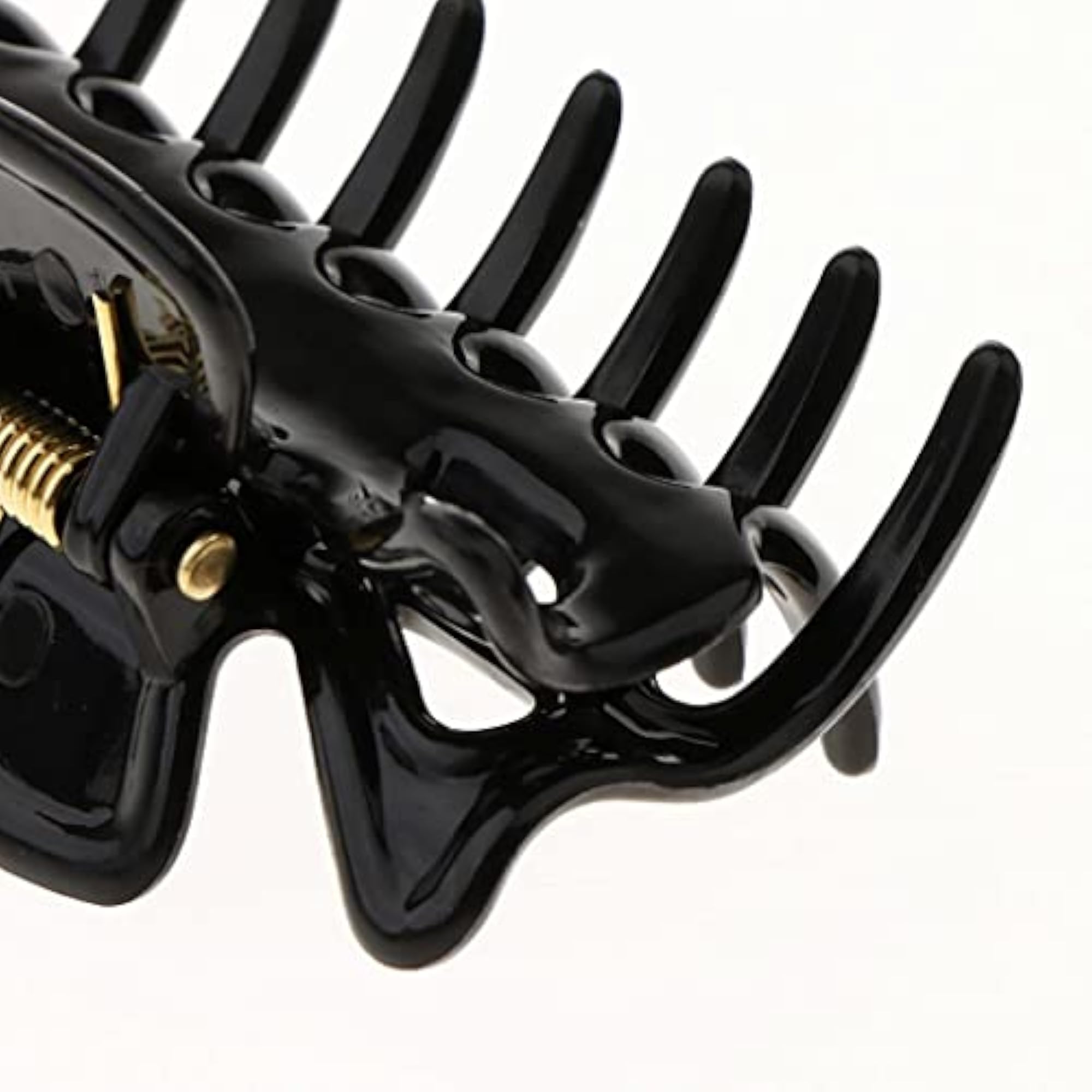 12 Pieces Poly Mini Hair Claws Grips Clips, Black