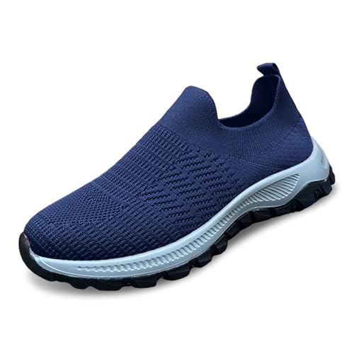 Women's Slip On Sneakers - Lightweight Comfortable Athletic Walking Shoes for Casual Gym Workout Running