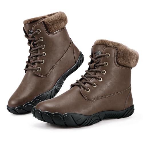 FANGARDEN Womens Snow Boots Outdoor Walking Hiking Ankle Waterproof Boots - image 1