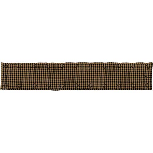 VHC-Brands-Black-Star-Cotton-13×72-Woven-Runner-Black VHC Brands Black Star Cotton 13×72 Woven Runner Black
