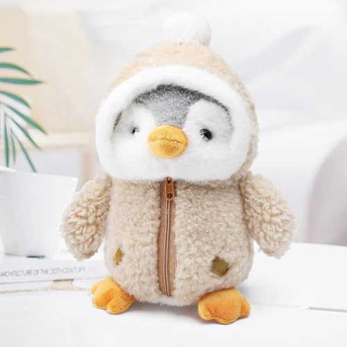 ZRUEWOT Pingüino Peluche Bebé Peluche de pingüinos 25cm pingüino de Peluches pingüinos de Juguete Lindos Juguetes de Peluches para niños