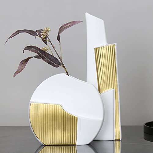 Vase doré moderne de 29cm pour décoration de table de salon - 4