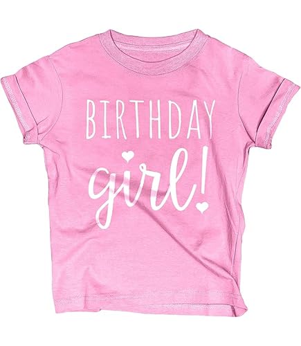 Image of Happy Birthday T-Shirt (Girls 1 to 12) Sassy Kids Party Tee - Sweet Baby /Toddler Outfit