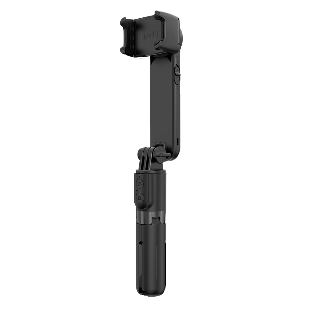 aqxreight Stabilizzatore Giroscopico per Smartphone con Treppiede e Luce