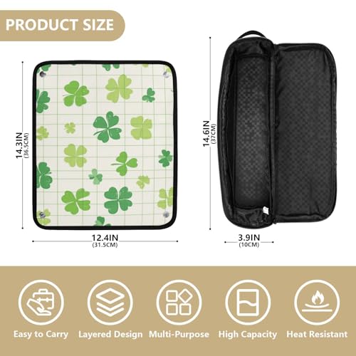 Bolsa de viaje 2 en 1 para plancha y rizador de cabello miniatura 4