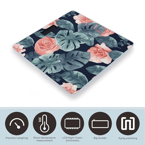 Báscula Digital para Baño de Vidrio Templado con Pantalla LCD miniatura 3