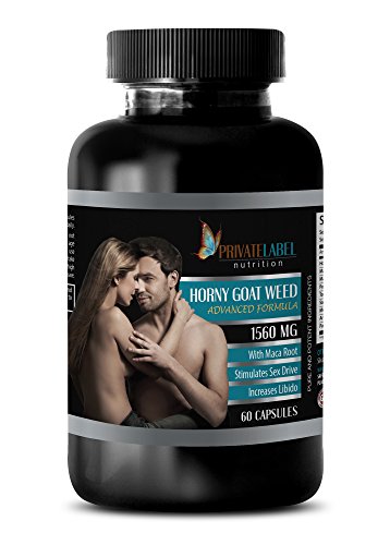 Enhancement for Men Sex - EPIMEDIUM 1560MG - Horny Goat Weed - Advanced Formula - Horny Goat Weed and maca Root - 1 Bottle (60 Capsules)