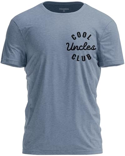 Cool Uncles Club T-Shirt Funny Best Uncle Ever Pocket Tee for Father's Day