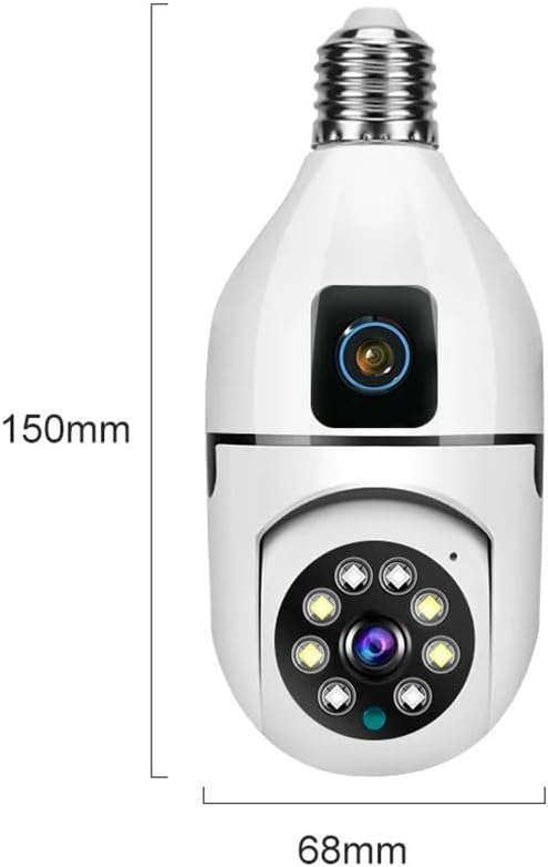 Lens Screen Bulb Camera Audio Colour Night Vision Smart Home Indoor