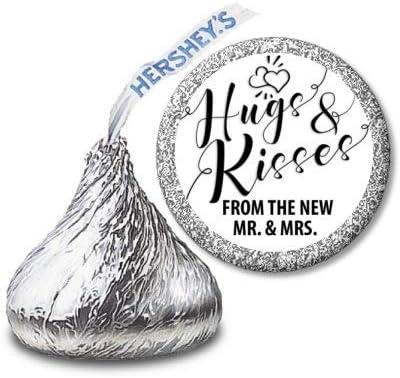 Mr and Mrs Crowns Wedding Stickers – Candy Wrapper Store