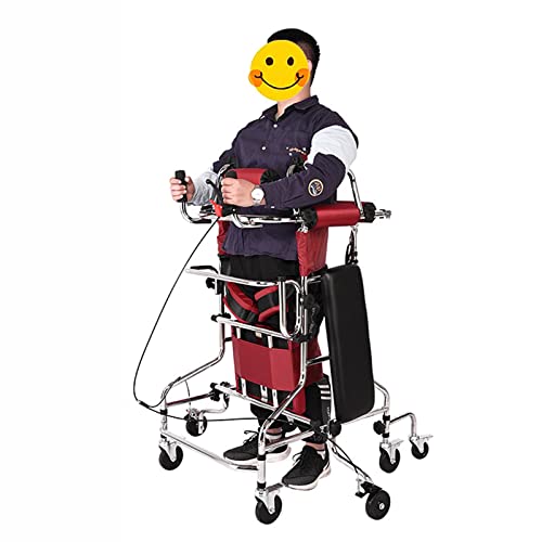 Adult Standing Walking Aid Walker for Seniors, Hemiplegia Rehabilitation Standing Frame for The Elderly, Disabled, The Postoperative Rehabilitation,B2
