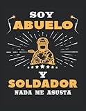  Soy Abuelo Y Soldador Nada Me Asusta: Notebook  Dots, Letter (8.5\"x11\" (21.59 x 27,94 cm)), 120 pages, cream paper, matte cover