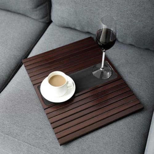 Plateau d'accoudoir de canapé protecteur pliable pour tablette - 7