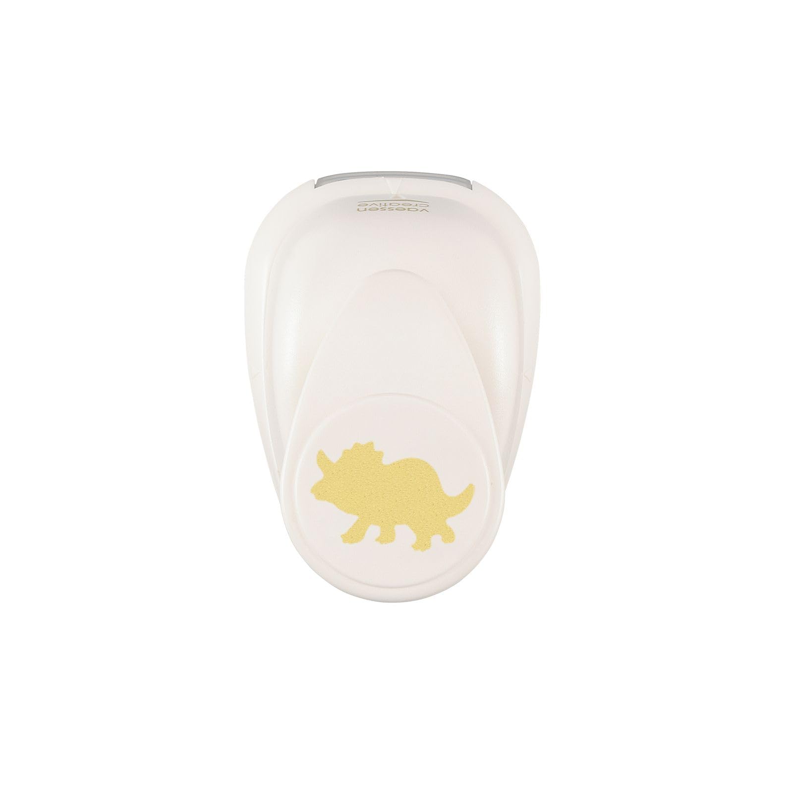 Vaessen Creative Craft Paper Punch - Triceratops Dinosaur of 0.9 x 0.7" (2.3 x 1.8 cm) - Arts & Crafts Supplies for Scrapbooking, Crafting, Card Making and Papercrafts