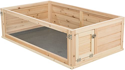 Enclos pour cochon d'inde idéal pour le salon en bois moderne