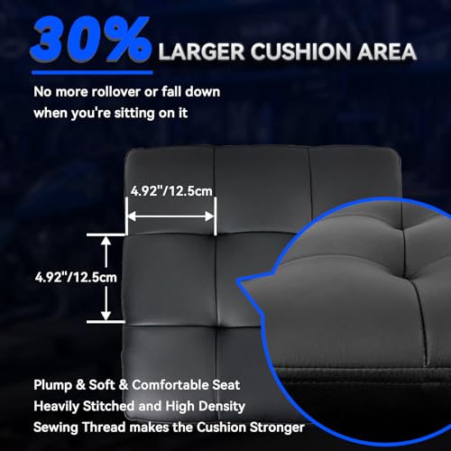 Bundle-Yellow Shop Stool and Black Creeper Seat