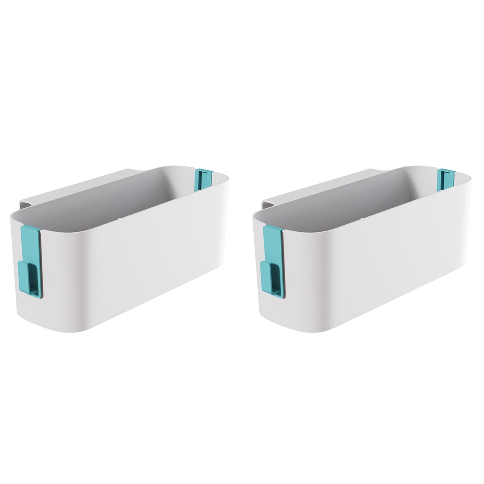 Hndhbfgrt 2X Bedside Bed Shelf Pockets Storage Holder to Storage Remotes Cellphone Charging Bed Living Room Bathrorm Accessories-B