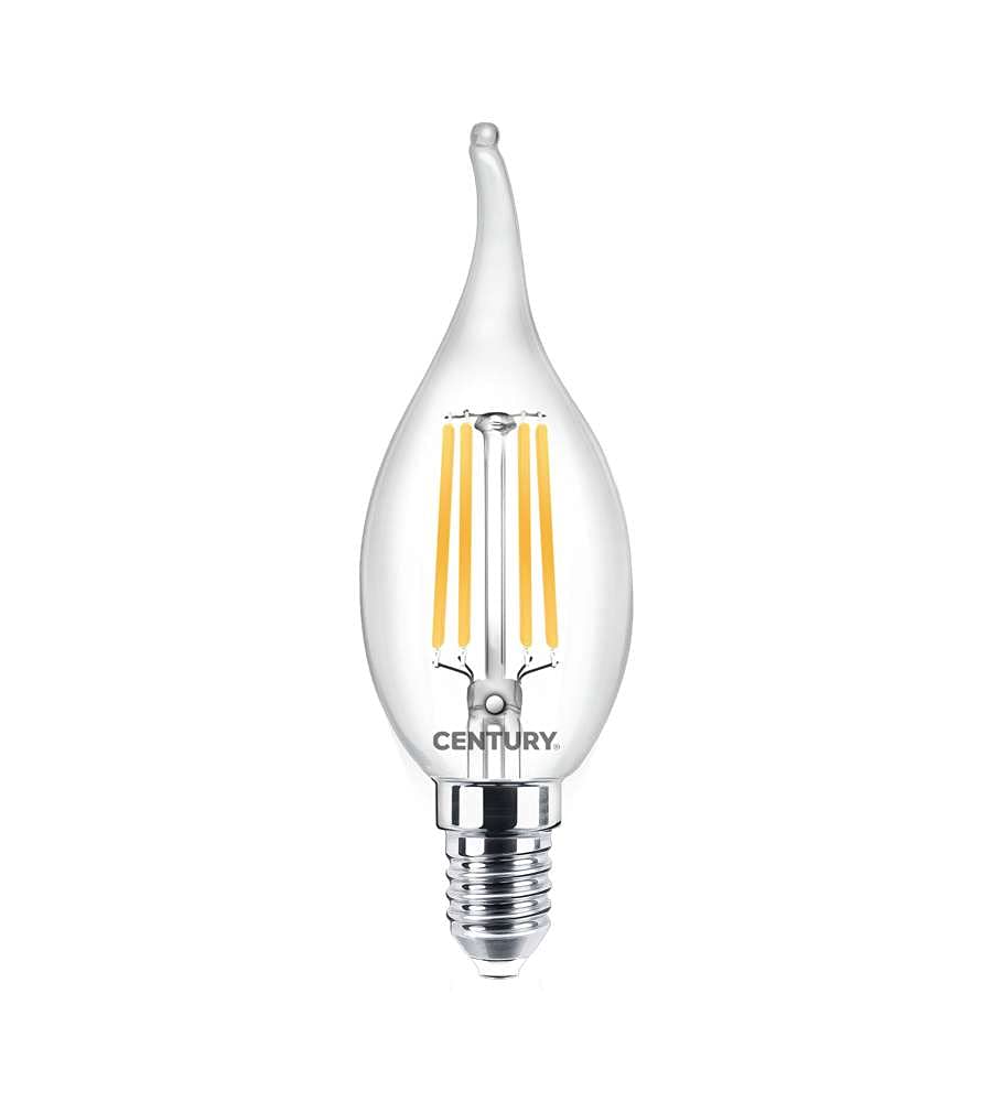 Century Colpo Di Vento Incanto 4 W E14 A + + Warm White – LED Lamp (Warm White, Transparent, A + +, 50/60, 35 MA, 4 kWh)