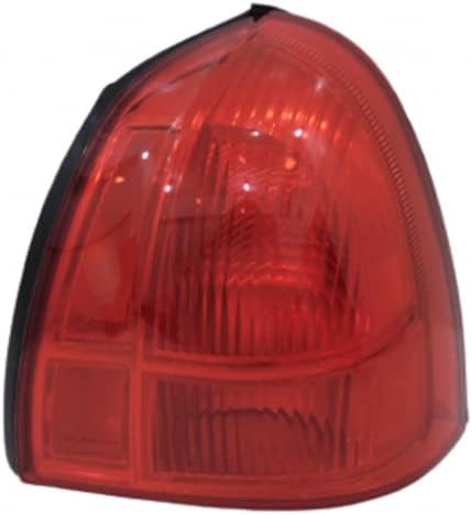 CarLights360 For Lincoln Town Car Rear Tail Light Assembly Unit 2003 2004 2005 Passenger Side For FO2801171 | 3W1Z 13404AA | 6W1Z 13404AA