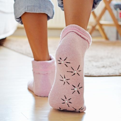 Viva Decor Sockenstopp 4x28ml Set - Anti-Rutsch-Lösung für Socken - Schwarz, Weiß, Perlgrau, Transparent