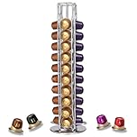 YGJT Coffee Pods Holder Stand for Nespresso Capsules, Coffee Capsules Holder, Nespresso Coffee Pod Storage Rack for 40 Pcs (not Included Coffee pods)