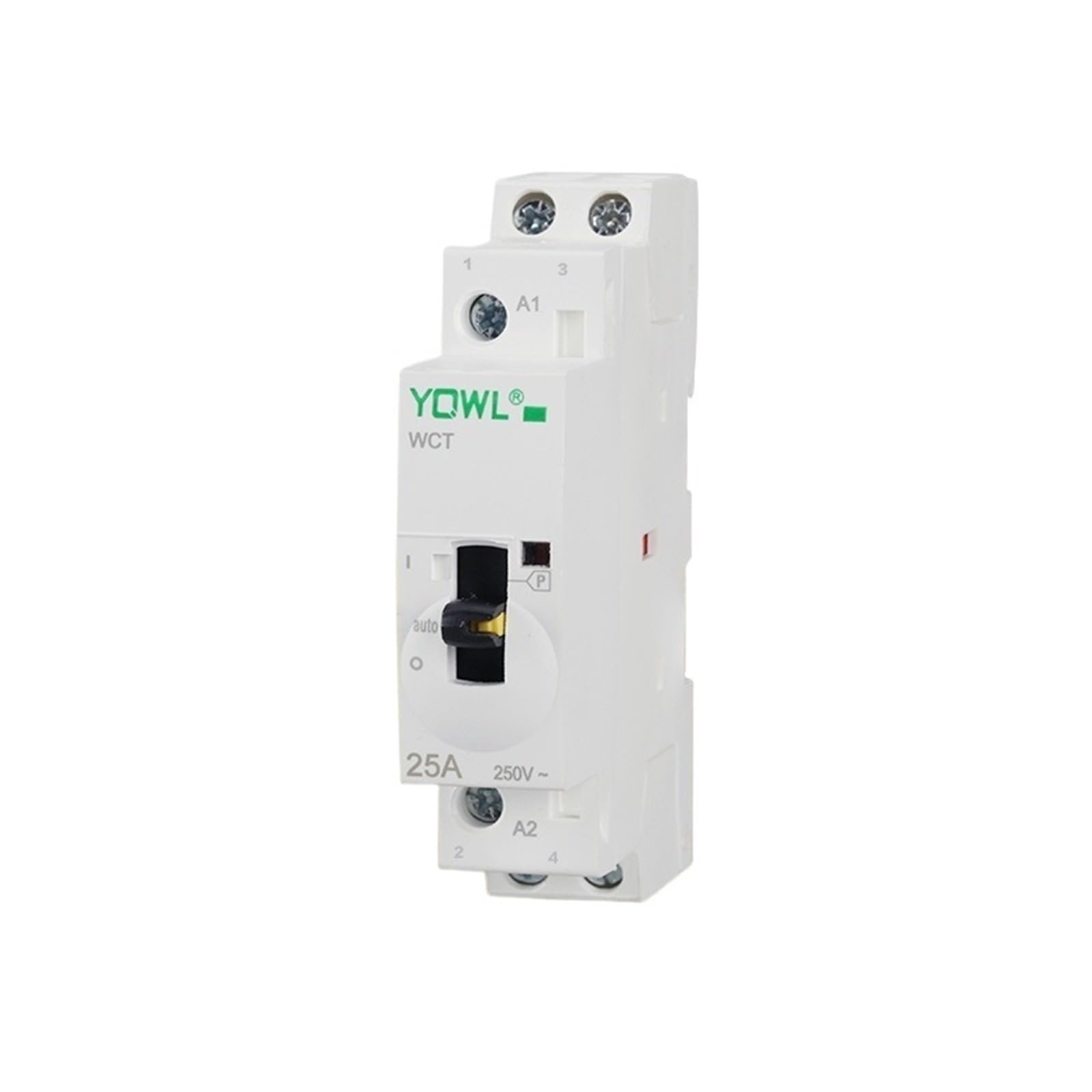 RCGKNNMUZ 1pcs 25A AUTO Manual Modular AC Household Contactor AC 220V 25A 1NO 1NC 2NO 2NC 4NO(25a 2nc)