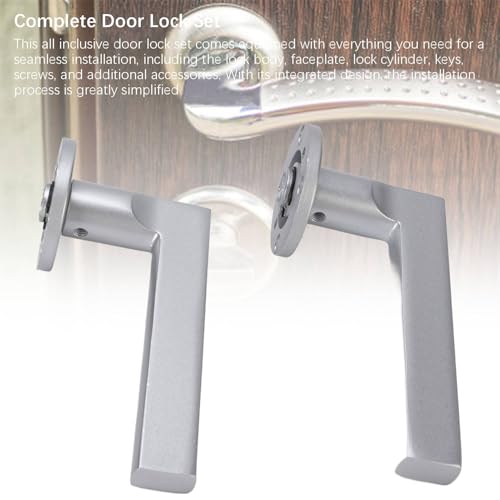 Levier de porte avec serrure et clé pour préserver l'intimité