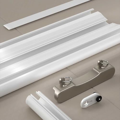 Tringle à rideau de douche télescopique robuste double rangée silencieuse