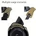 BRMYHCZ 2 Pcs Tactical Vest Shoulder Pads (Green)