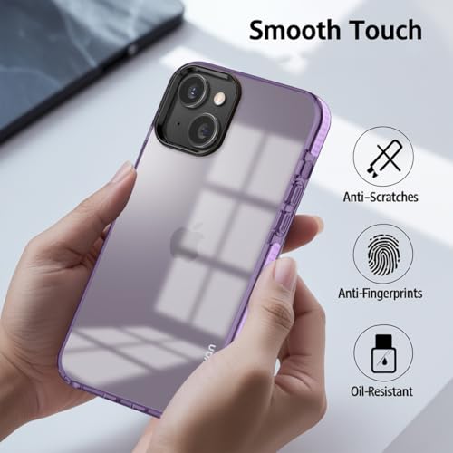 Image of KARWAN Back Cover| iPhone 14 Plus Back Cover |Polycarbonate Material| Full Camera Protection |Perfectly Fit| Case for iPhone 14 Plus - Purple