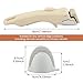 Removable Pot Handle, Cream White Detachable Pan Handles with 2 PCS Silicone Oven Mitts Heat Resistant, Universal Pan Replacement Handles for Pots and Pans