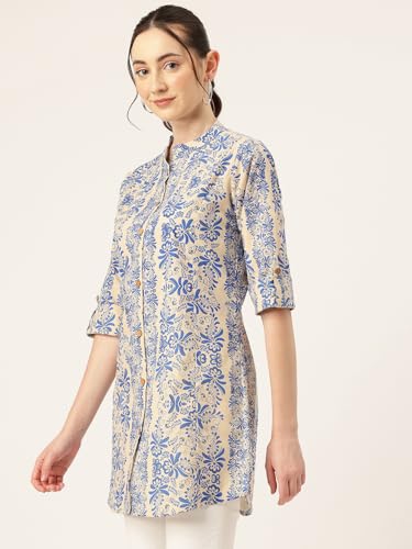 Image of Printed Mandarin Shirt - Casual & Chic (S-3XL)