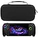Miimall Tragetasche Kompatibel mit ASUS ROG Xbox Ally X 2025 Case Tasche, Tragbare Reise Aufbewahrungs Handtasche Leicht Oxford Stoff+Eva Kratzfest Stoßfest Schutztasche für ROG Xbox Ally X-Schwarz