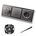 Produktbild Busch Jäger 6523UR-103 LED Drehdimmer Dimmer + Dimmerscheibe 6540-866-102 + Kreuzschalter 2000/7US + Steckdose 20EUC-866 PUR Edelstahl + EBROM Phasenprüfer z. Montage d. Geräte 6523 UR-103