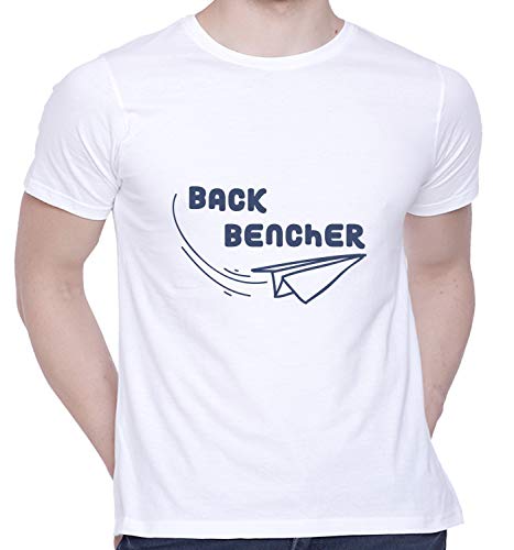 Image of CreativiT Graphic Printed T-Shirt for Unisex Back Bencher Tshirt | Casual Half Sleeve Round Neck T-Shirt | 100% Cotton | D00817-53